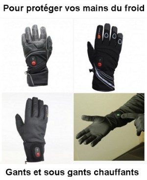 Gants chauffants