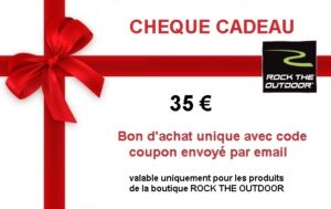 Chèque cadeau pour un achat à valeur de 35 €