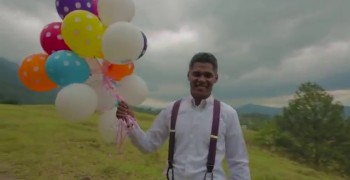 Demande en mariage en parapente