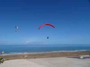 décollage parapente nid d'aigle maroc