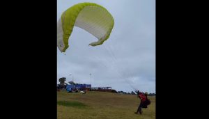 gonflage parapente avec oreilles