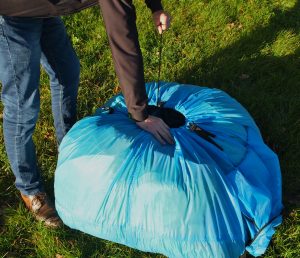 sac parapente Fast Pack serrage