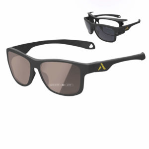 lunettes soleil parapente Infinity-noir-gold-Photochromique
