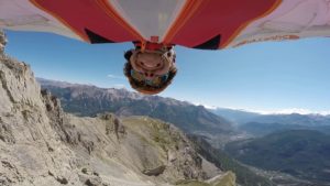 Hugues Orlianges, wingsuit