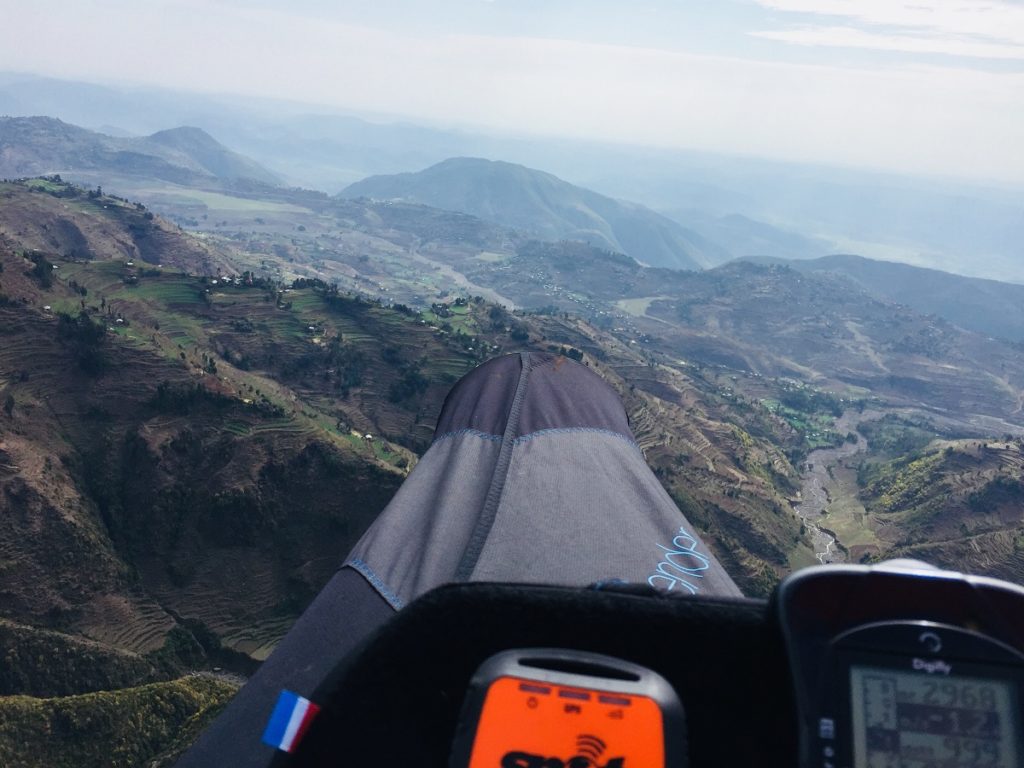 Jean Baptiste Berlioux parapente Ethiopie en vol