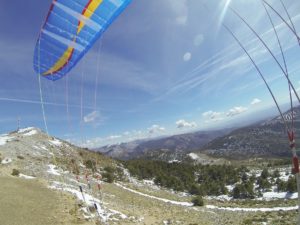 soaring sur la crête de Lachens