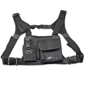 Harnais radio HOLSTER HT 3 avec grande poche pour kit secours