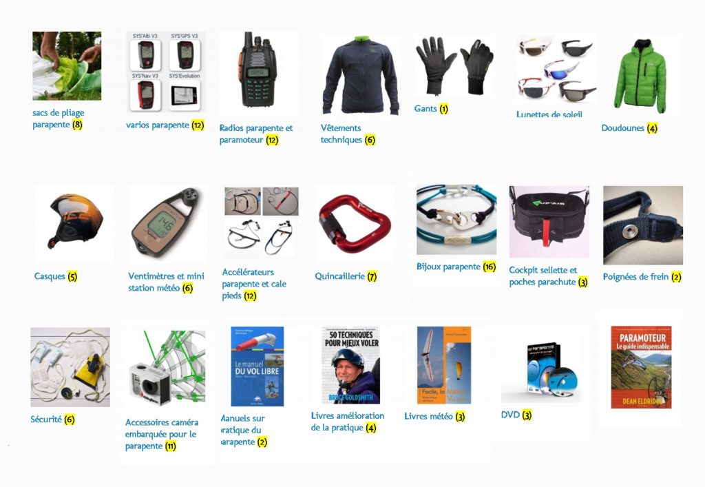 boutique matériel parapente