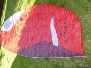 test voile ADVANCE Iota 2 Extrados
