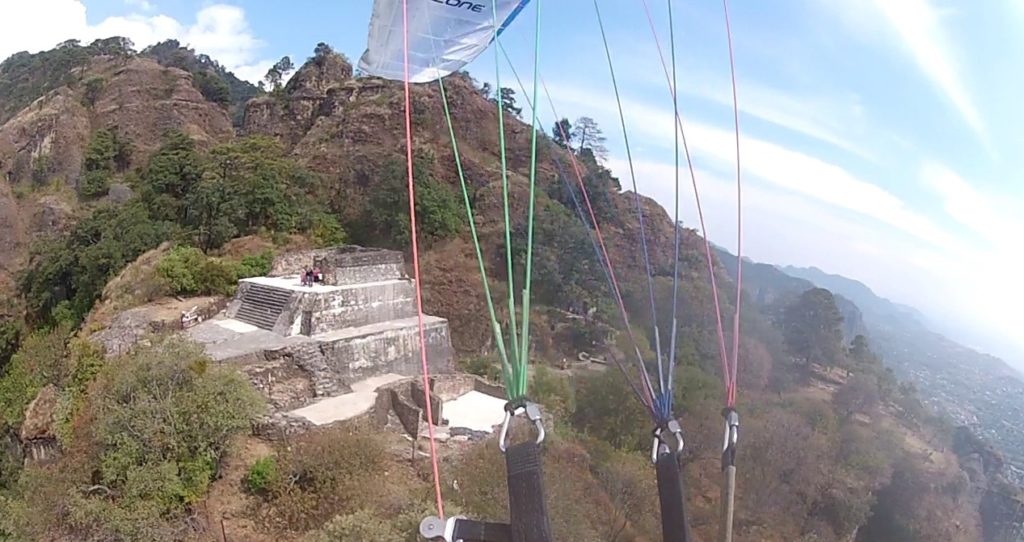 nico del pan parapente au mexique