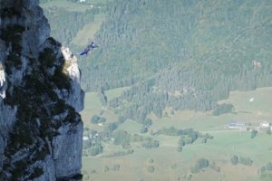 Antoine Méler Saut au Granier