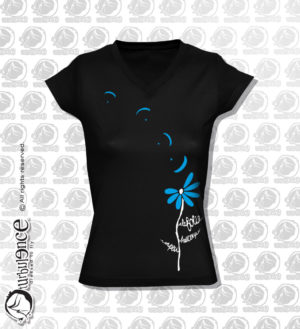 T-shirt parapente A LA FOLIE NOIR F07