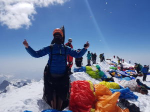 Vol parapente au Mont BlancBertrand Chol