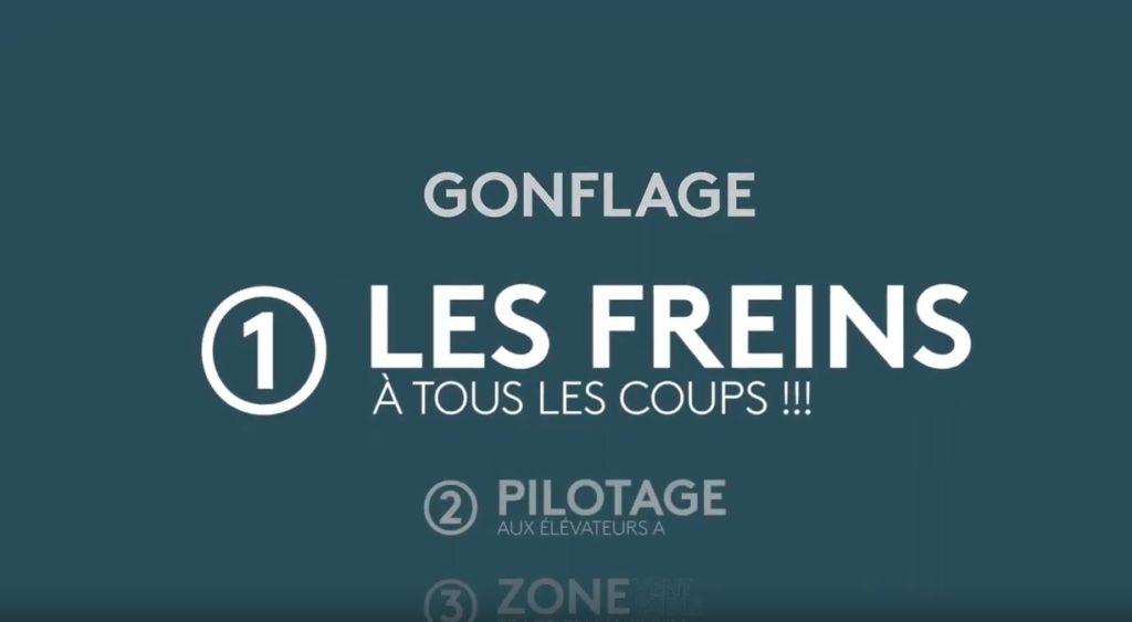 techniques gonflage parapente