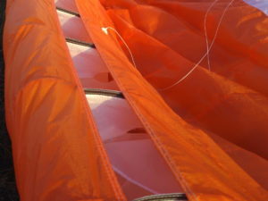 bord d'attaque de la voile MCC stelvia