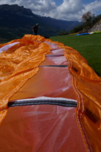 bord d'attaque de la voile MCC stelvia