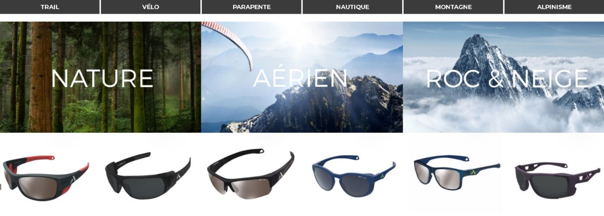 lunettes de soleil parapente