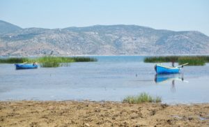 barques lac Prespa Albanie