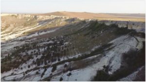 Décollage parapente falaise