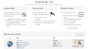 journal de vol parapente accueil