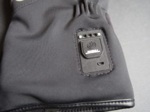 Gant parapente chauffant Racer E glove détail
