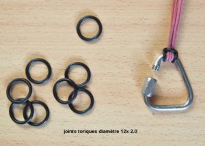 joints toriques diamètre 12x 2.0