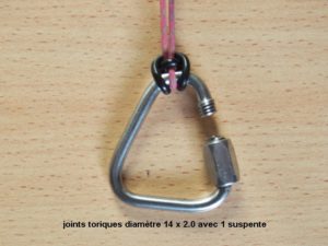 joints toriques diamètre 14 x 2.0 1 suspente