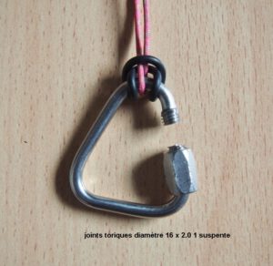 joints toriques diamètre 16 x 2.0 1 suspente