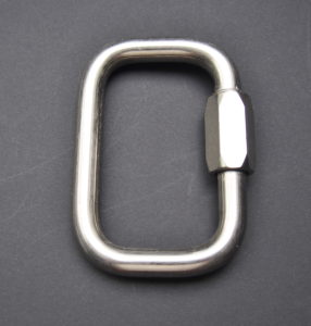 maillon rapide carré 10 mm péguet