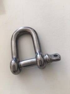 manille inox 8 mm