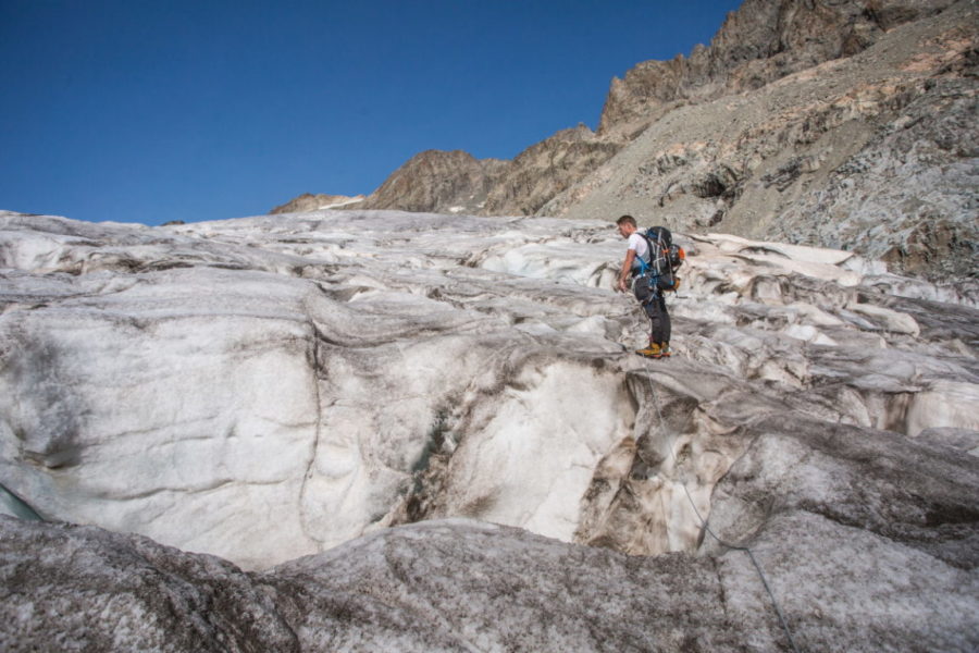 marche sur le Glacier blanc ©Thibaut BLAIS