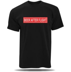 Tee-shirt "Beer after Flight", la tenue à porter à l'atterro-bar