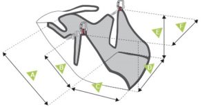 SUPAIR Access 2 airbag mesures