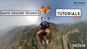 Techniques descente rapide parapente