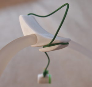 kit urinaire parapente : fixation à la cheville