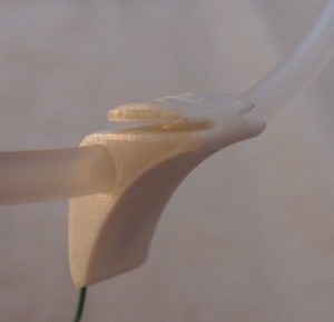 kit urinaire parapente : fixation à la cheville