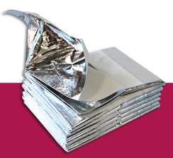 Couverture de survie doublée molletonnée haute protection