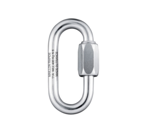 Maillon rapide ovale 5 mm | liaison secours pour élévateurs dyneema