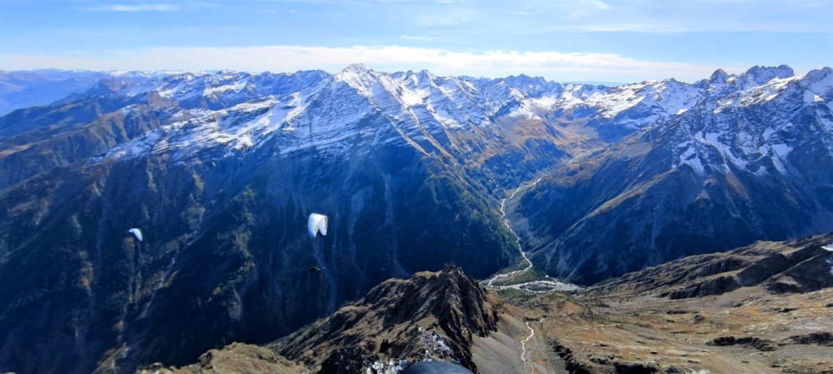 stage cross parapente dans le pays des écrins