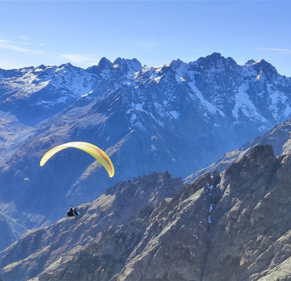 stage cross parapente dans les Ecrins