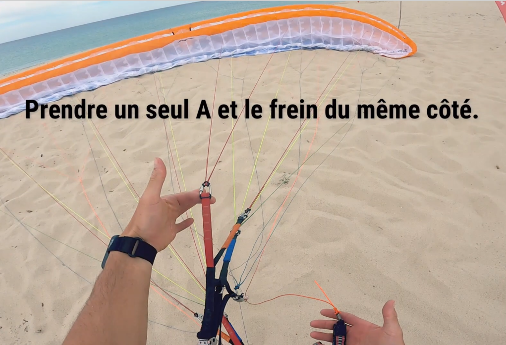 vidéo gonflage parapente