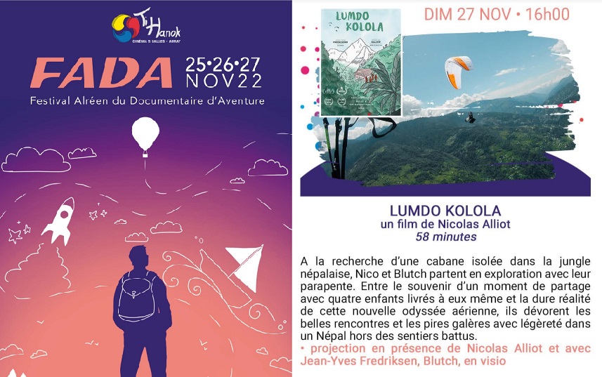Lumdo kolola au festival alréen du documentaire d'aventure