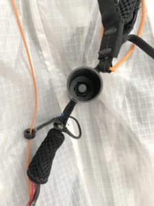 Écrou de réglage d'une barrette de pilotage sur NOVA Xenon