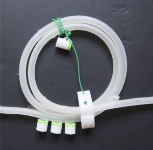 Pièces de rechange pour kit urinaire Pissenl'air (tuyau, manchons, attache, sachets)