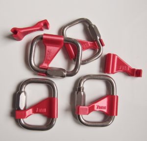 "Safety lock", blocage de la vis du maillon rapide carré PEGUET (6 ou 7)