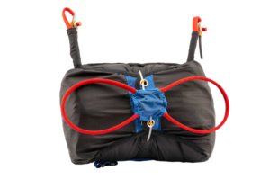 Kontainer v4, container parachute ventral ultra light Kortel