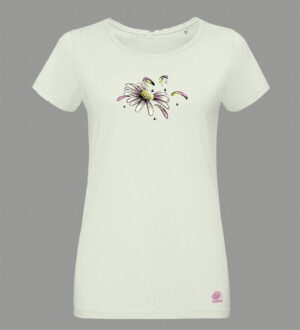 T-shirt parapente femme "Flower power"