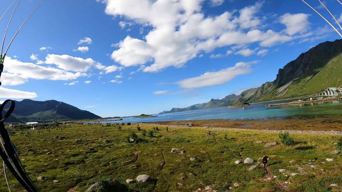 parapente aux Lofoten