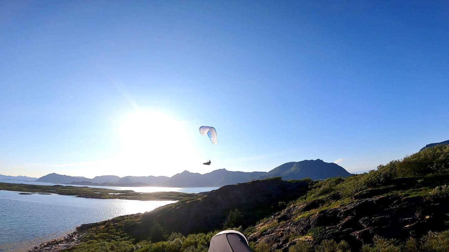 parapente aux Lofoten