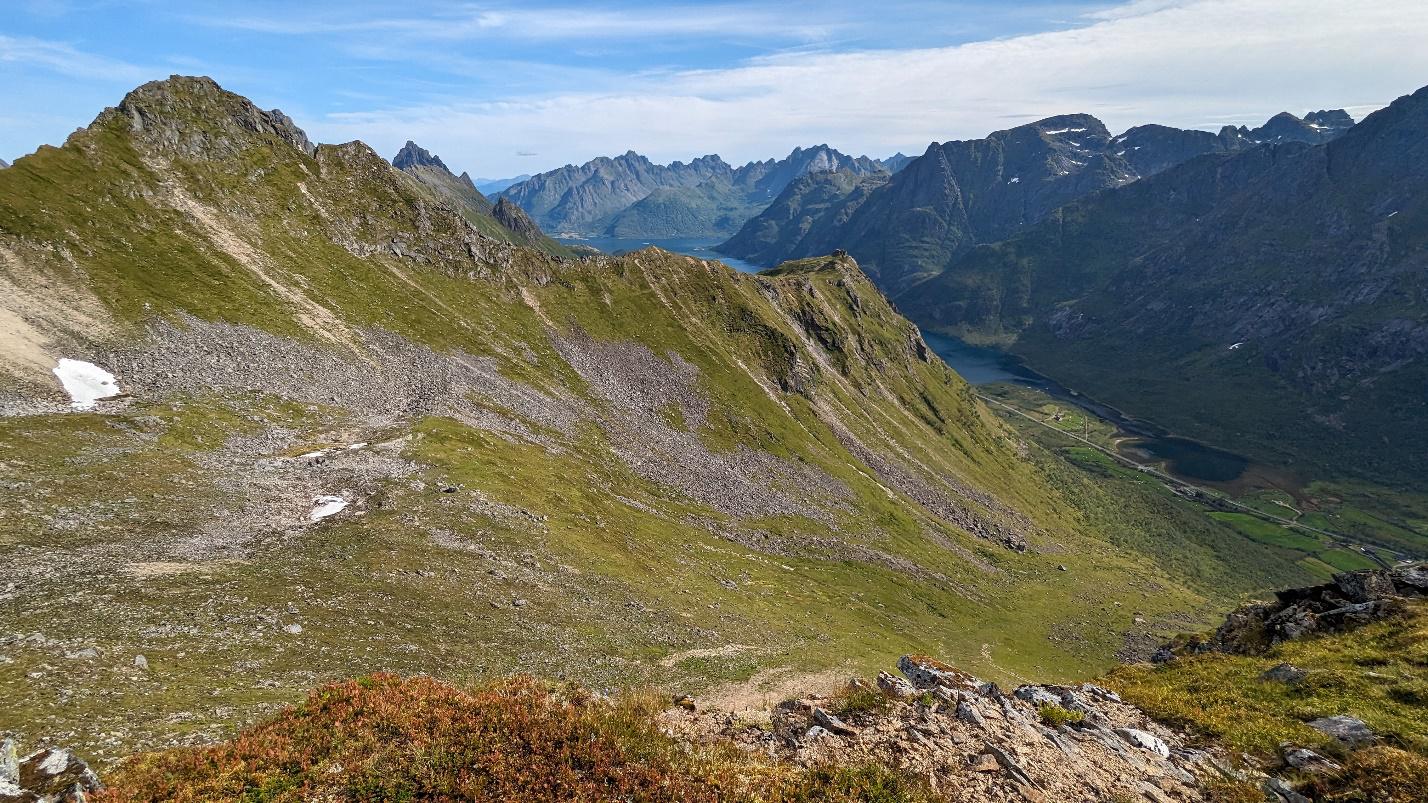 parapente aux Lofoten randonnée